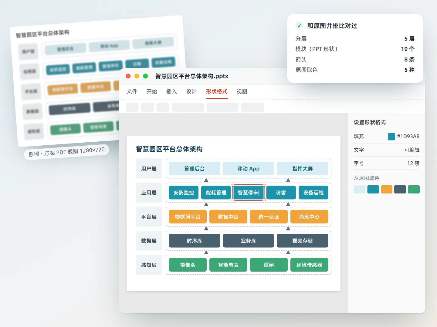 一张图片重建成可编辑 PPT
