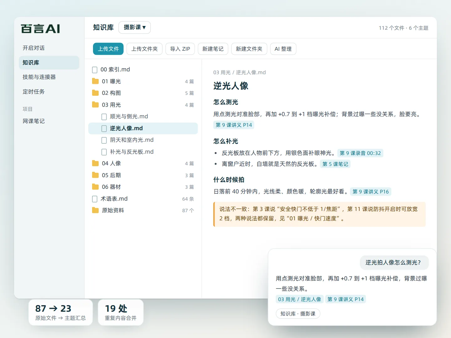 知识库 · 摄影课
