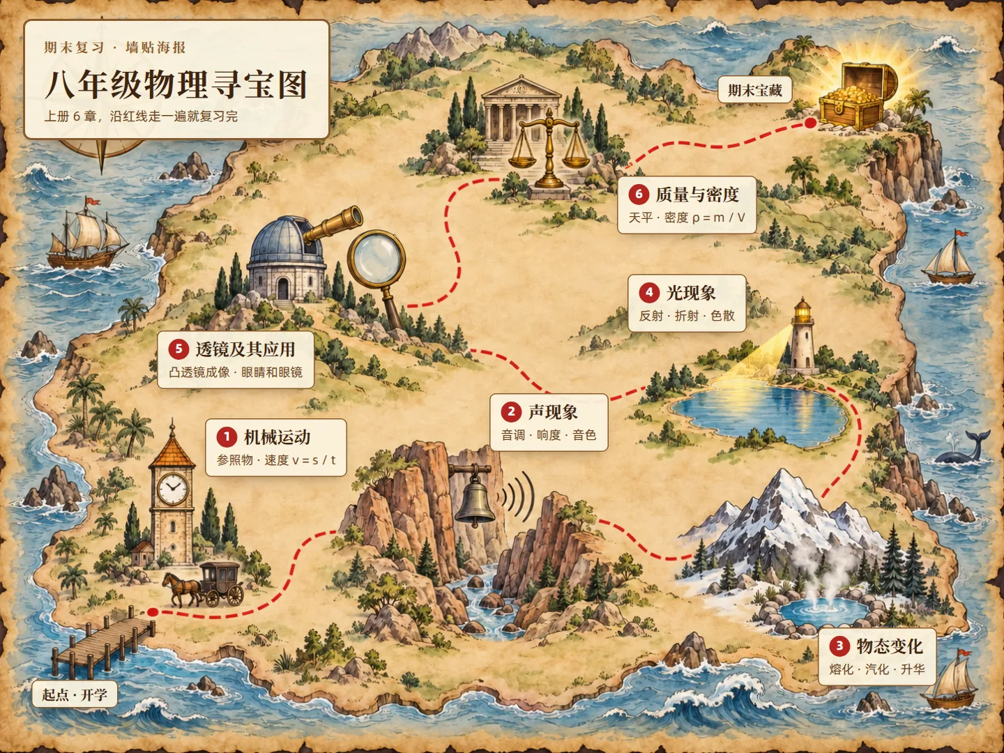 课程知识寻宝地图